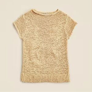 J. Crew Open Knit Sweater in Tan
